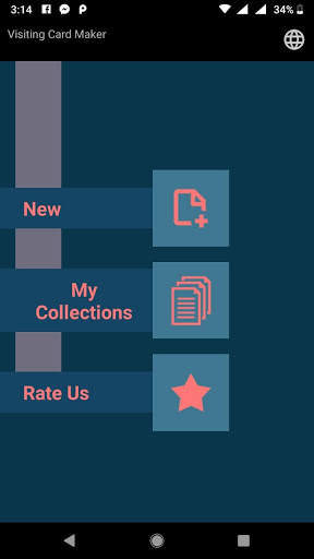 Visiting Card Maker screenshot 1