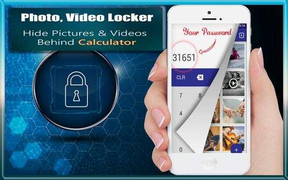 Gallery Lock Calculator Vault Photo and Vd locker screenshot 4