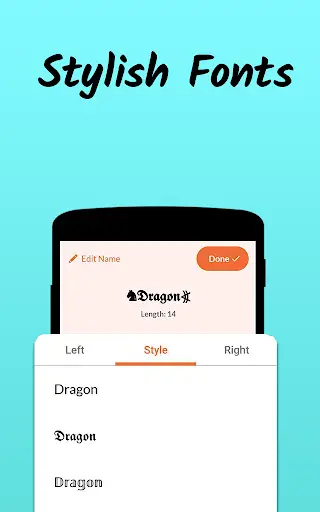 Lumikha ng palayaw screenshot 2