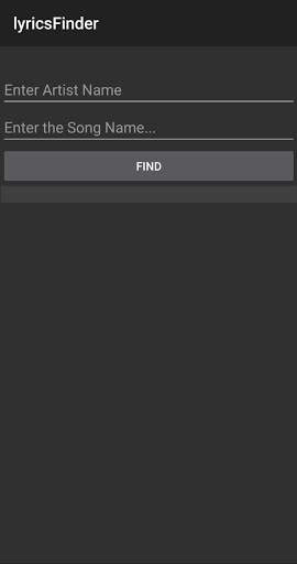 lyrics finder screenshot 2