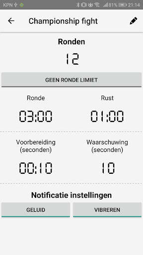 Boxing Timer screenshot 2