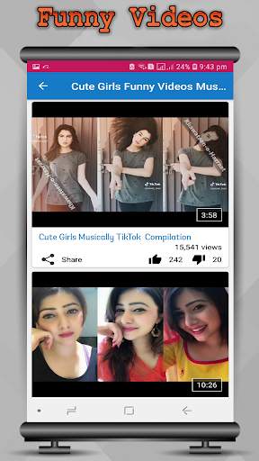 Cute girls funny videos for tik tok 2020 screenshot 5