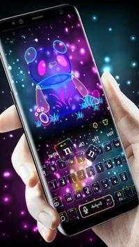 Neon Panda Bear Keyboard screenshot 2