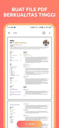 ResumeX: cv pembuat resume screenshot 4