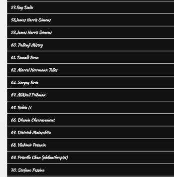 Biographies Of 100 Richest Men screenshot 3
