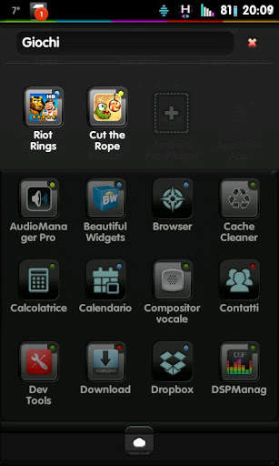 Go Launcher Theme Noctua screenshot 3