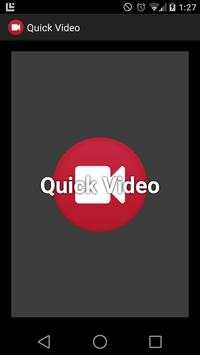 Quick Video Recorder 1 تصوير الشاشة