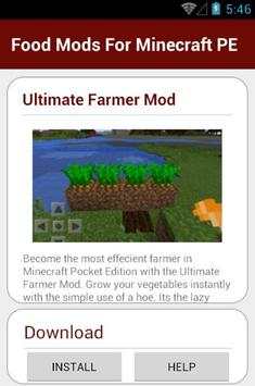 Food Mods For Minecraft PE screenshot 4