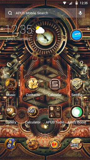 Punk Style APUS Launcher theme screenshot 1
