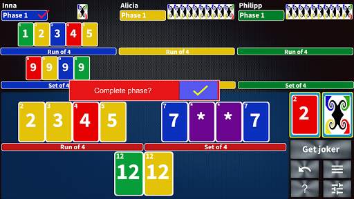 Phase Rummy card game 2 تصوير الشاشة
