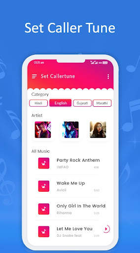 set caller tune app screenshot 3