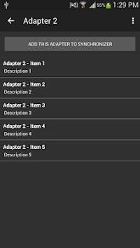 Adapter Synchronizer screenshot 2