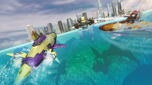 Wild Robot Shark Attack Simulator screenshot 3
