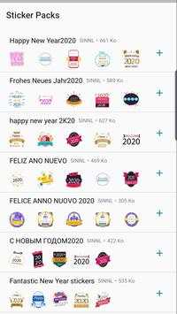 New Year Sticker for Whatsapp - WAStickerApps screenshot 1
