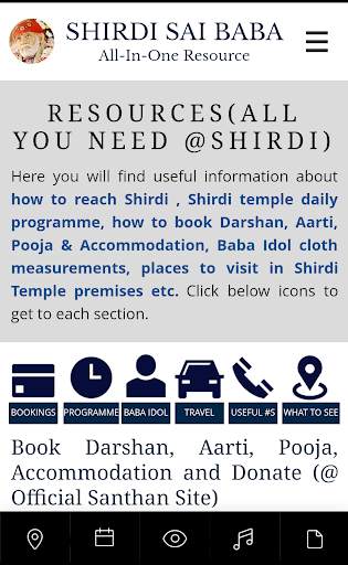 Shirdi Sai Baba All-In-One App With Live Darshan screenshot 6