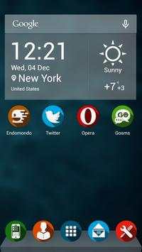 Next Launcher Theme Shado3D screenshot 3