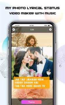 My Photo Lyrical Status Video Maker With Song screenshot 3
