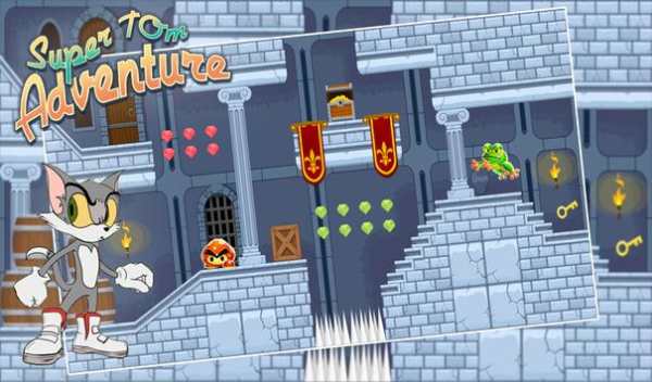 Super Cat Tom Adventure Jungle Run Game screenshot 2
