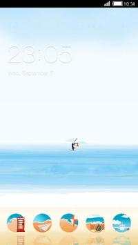 Pure Sea White Theme HD screenshot 2