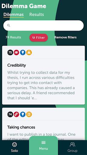 Dilemma Game screenshot 1