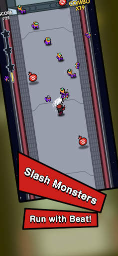 Impostor Run: Dash Music Saber скриншот 1