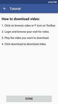 Video Downloader for Facebook Video downloader screenshot 1