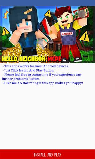 Addon Hello Neighbor for Minecraft PE screenshot 3