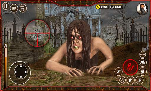Zombie Shooting Survival: Haunted Town Games screenshot 3