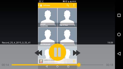 PlayerPro Skin Flatty Yellow screenshot 6