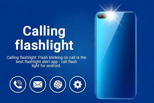 Calling flashlight - Flash blinking on call screenshot 3