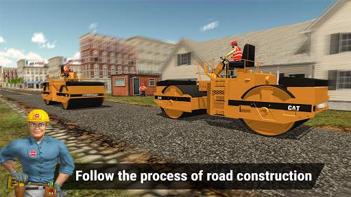 City Road Construction Simulator 3D - Building Sim screenshot 10