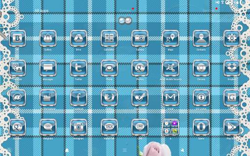 White Roses Go Launcher theme screenshot 11