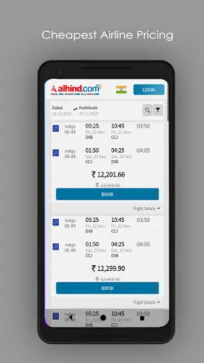 Alhind - Flight Booking App screenshot 2