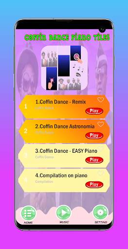 COFFIN DANCE PIANO TILES screenshot 1