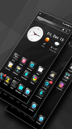 Glass launcher theme &wallpaper screenshot 3