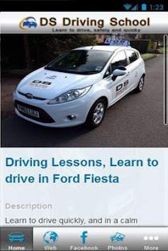 DS Driving School App screenshot 1