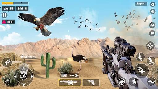 Jungle Bird Hunting Game 3D screenshot 13