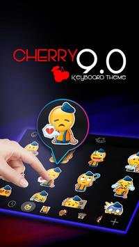 Cherry 9.0 Theme&Emoji Keyboard screenshot 2