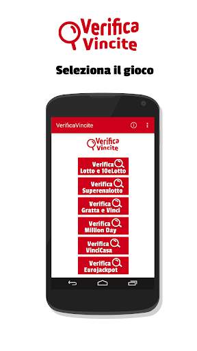 VerificaVincite 10eLotto Lotto SuperEnalotto screenshot 1