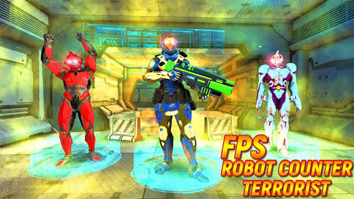 FPS Robot Counter Terrorist war: Gun Shoot Strike screenshot 4