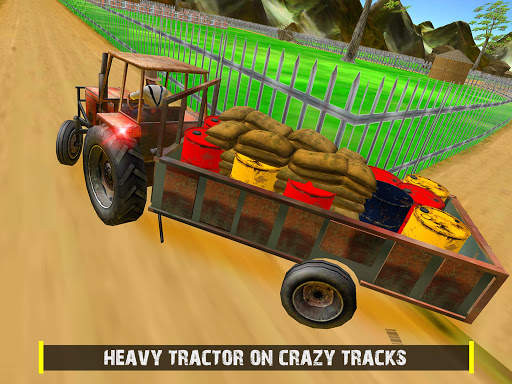 Big truck driving - Farm Tractor Cargo Drive Game screenshot 9