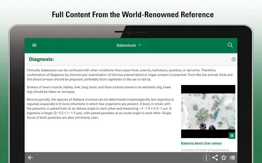 MSD Vet Manual screenshot 13