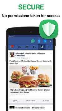 Mini for facebook fast fb screenshot 2