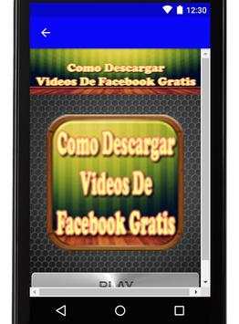Como Descargar Videos de Facebook Gratis screenshot 2