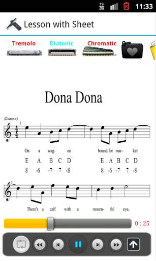 Harmonica Tabs (Music Theory and Midi) screenshot 4