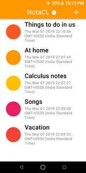 New Note Taking app for android: Note Like Chat screenshot 1