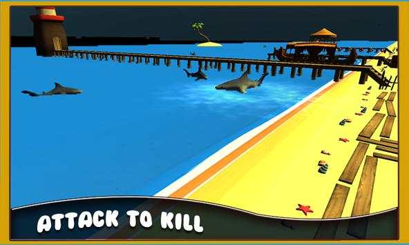 Shark Attack Simulator 3D Game screenshot 5