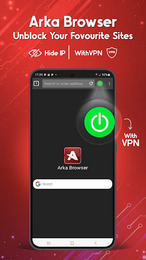 Arka Browser: Unblock Sites screenshot 1