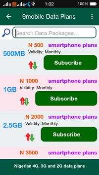 4G Data Plan Nigeria скриншот 2