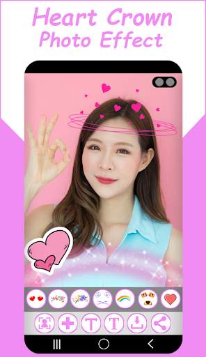 Heart Crown Photo Effect screenshot 2